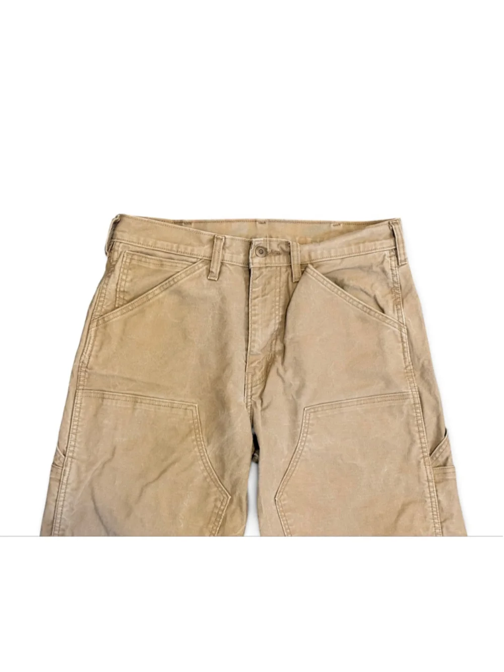 Levi’s 565 Workwear Pants Mens 34x30 Tan Brown Double Knee Utility Carpenter